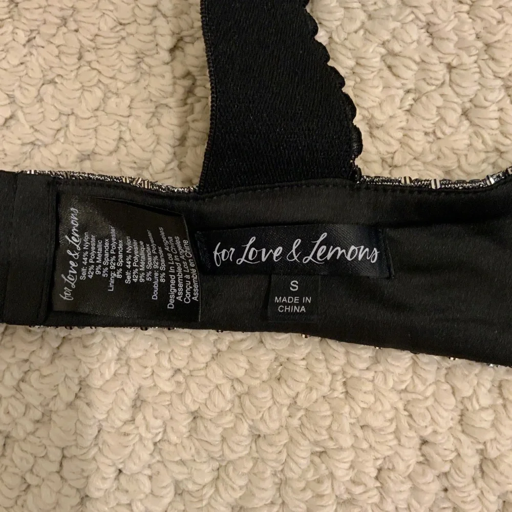 For Love & Lemons Sequin Bra (S) - Picture 3 of 3